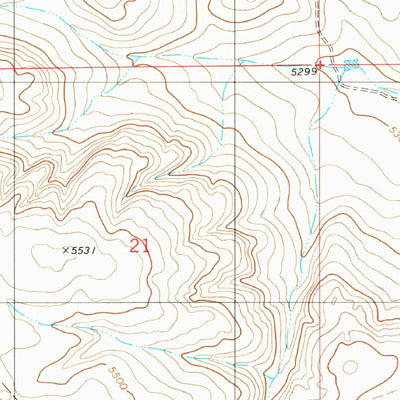 United States Geological Survey Cowboy Mesa NE, NM (1981, 24000-Scale) digital map