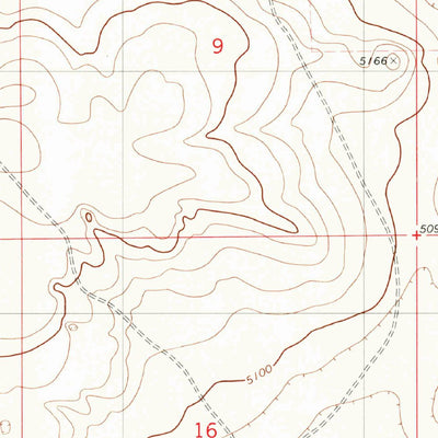 United States Geological Survey Cowboy Mesa, NM (1981, 24000-Scale) digital map