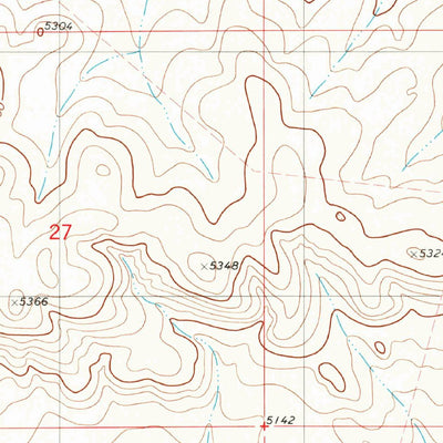 United States Geological Survey Cowboy Mesa, NM (1981, 24000-Scale) digital map