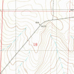 United States Geological Survey Cowboy Mesa NW, NM (1981, 24000-Scale) digital map