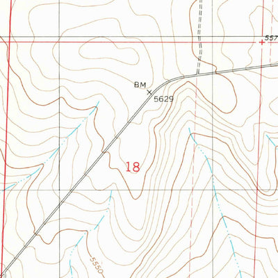 United States Geological Survey Cowboy Mesa NW, NM (1981, 24000-Scale) digital map