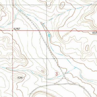 United States Geological Survey Cowboy Mesa SW, NM (1981, 24000-Scale) digital map
