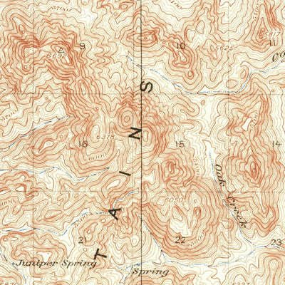 United States Geological Survey Cowboy Rim, NM (1923, 62500-Scale) digital map