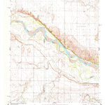 United States Geological Survey Cowboy Springs, OK-TX (1984, 24000-Scale) digital map