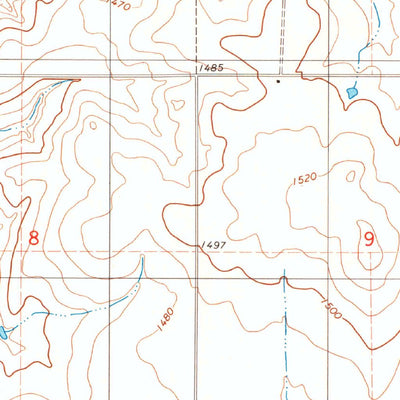 United States Geological Survey Cowden, OK (1984, 24000-Scale) digital map