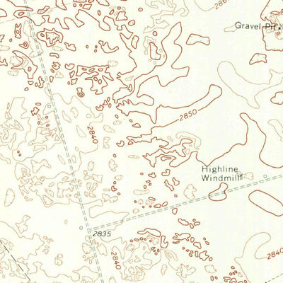 United States Geological Survey Cowden Place, TX (1968, 24000-Scale) digital map