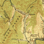 United States Geological Survey Cowen, WV (1917, 62500-Scale) digital map
