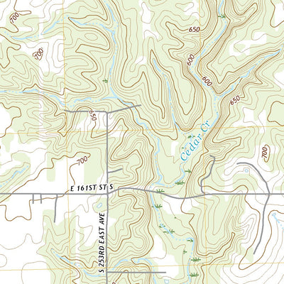 United States Geological Survey Coweta, OK (2022, 24000-Scale) digital map