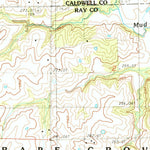United States Geological Survey Cowgill, MO (1984, 24000-Scale) digital map