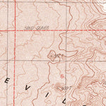 United States Geological Survey Cowhole Mountain, CA (1983, 24000-Scale) digital map