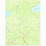 United States Geological Survey Cowhorn Mountain, OR (1986, 24000-Scale) digital map