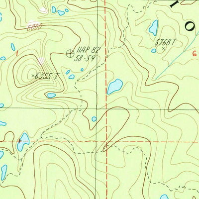 United States Geological Survey Cowhorn Mountain, OR (1986, 24000-Scale) digital map