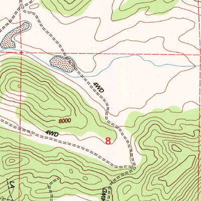 United States Geological Survey Cowhorn Valley, CA (1994, 24000-Scale) digital map