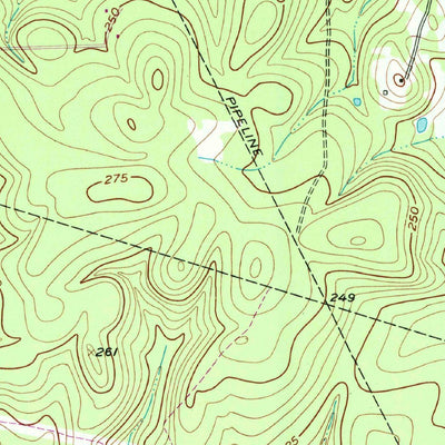 United States Geological Survey Cowl Spur, TX (1958, 24000-Scale) digital map
