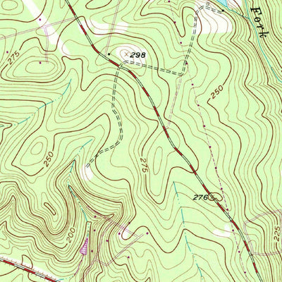 United States Geological Survey Cowl Spur, TX (1958, 24000-Scale) digital map