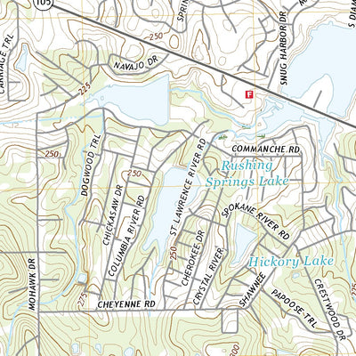United States Geological Survey Cowl Spur, TX (2022, 24000-Scale) digital map