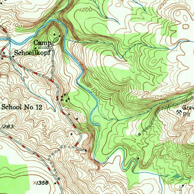 United States Geological Survey Cowlesville, NY (1949, 24000-Scale) digital map