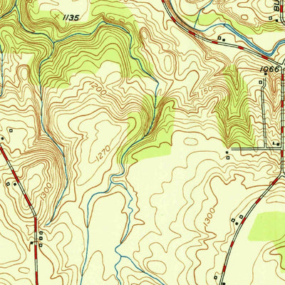 United States Geological Survey Cowlesville, NY (1951, 24000-Scale) digital map