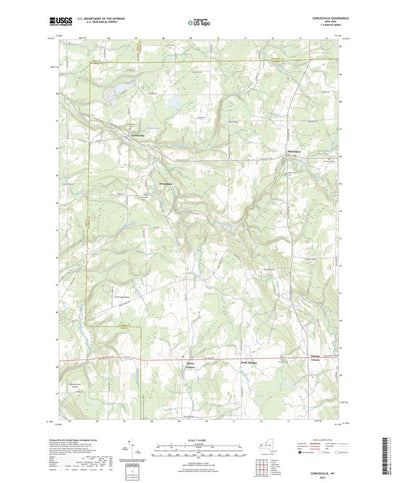 United States Geological Survey Cowlesville, NY (2023, 24000-Scale) digital map