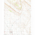 United States Geological Survey Cowley, WY-MT (1966, 24000-Scale) digital map