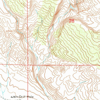 United States Geological Survey Cowley, WY-MT (1966, 24000-Scale) digital map