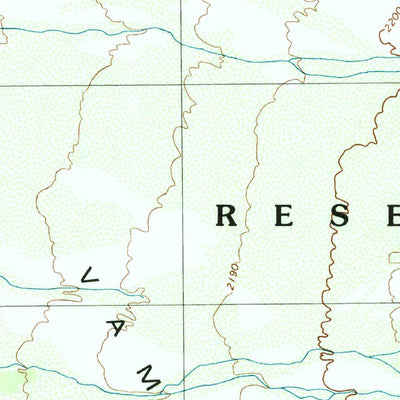 United States Geological Survey Cowlic, AZ (1996, 24000-Scale) digital map