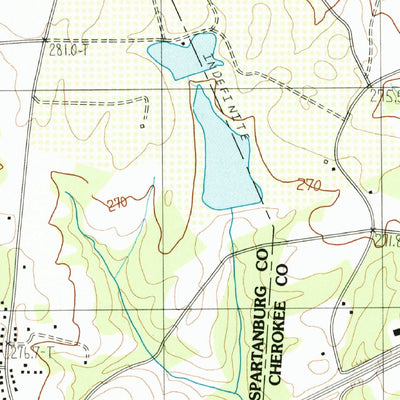 United States Geological Survey Cowpens, SC (1983, 24000-Scale) digital map
