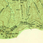 United States Geological Survey Cowrock, GA (1938, 24000-Scale) digital map