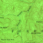 United States Geological Survey Cowrock, GA (1950, 24000-Scale) digital map