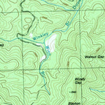 United States Geological Survey Cowrock, GA (1988, 24000-Scale) digital map