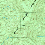 United States Geological Survey Cowrock, GA (1988, 24000-Scale) digital map