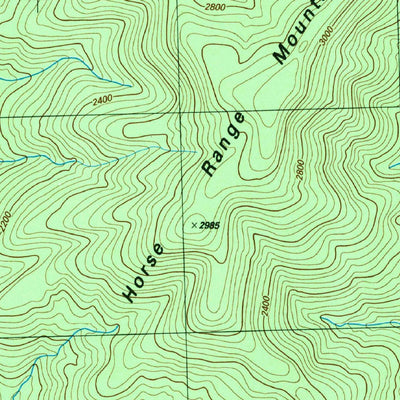 United States Geological Survey Cowrock, GA (1988, 24000-Scale) digital map