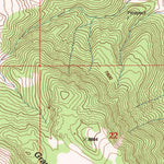 United States Geological Survey Cowtrack Mountain, CA (1994, 24000-Scale) digital map