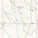 United States Geological Survey Cox Butte, MT (1967, 24000-Scale) digital map