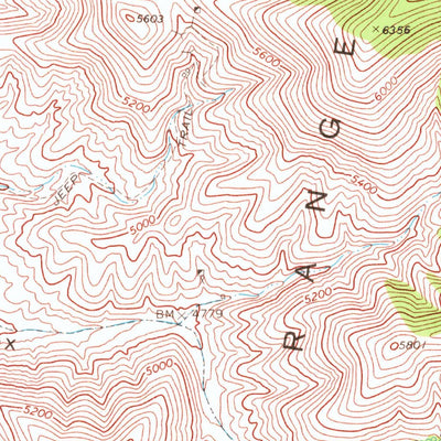 United States Geological Survey Cox Canyon, NV (1969, 24000-Scale) digital map