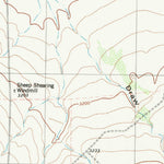 United States Geological Survey Cox Draw, TX (1980, 24000-Scale) digital map