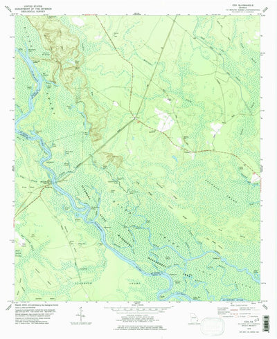 United States Geological Survey Cox, GA (1978, 24000-Scale) digital map