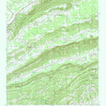 United States Geological Survey Cox Gap, AL (1947, 24000-Scale) digital map