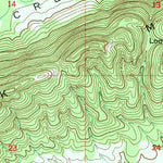 United States Geological Survey Cox Gap, AL (1947, 24000-Scale) digital map