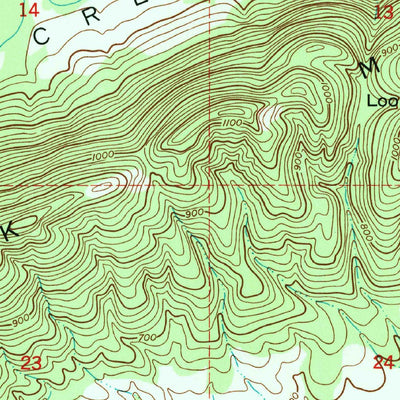 United States Geological Survey Cox Gap, AL (1947, 24000-Scale) digital map