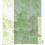 United States Geological Survey Cox Peak, NM (1995, 24000-Scale) digital map