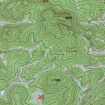 United States Geological Survey Cox Peak, NM (1995, 24000-Scale) digital map