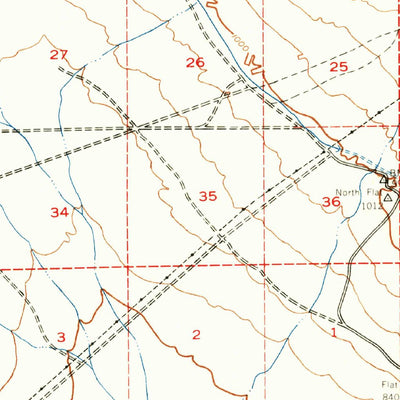 United States Geological Survey Coxcomb Mountains, CA (1943, 62500-Scale) digital map