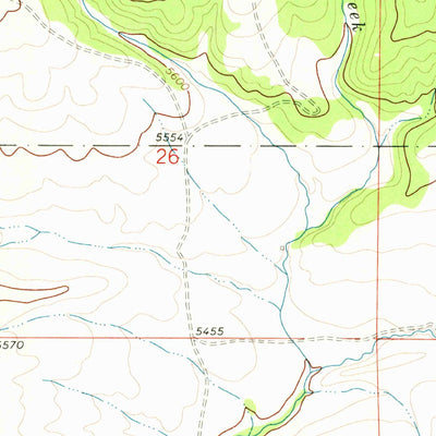 United States Geological Survey Coxcombe Butte, MT (1971, 24000-Scale) digital map