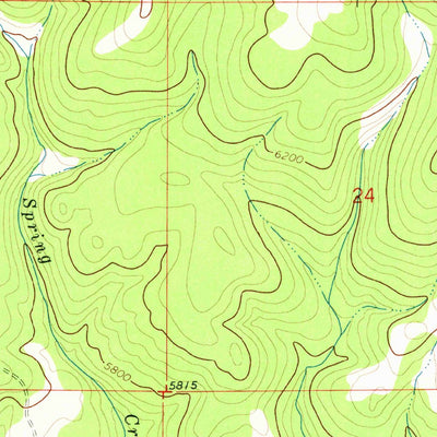 United States Geological Survey Coxcombe Butte, MT (1971, 24000-Scale) digital map