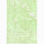 United States Geological Survey Coxit Mountain, WA (1989, 24000-Scale) digital map