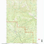 United States Geological Survey Coxit Mountain, WA (2001, 24000-Scale) digital map