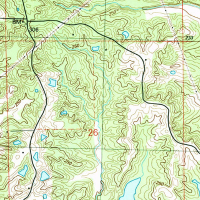 United States Geological Survey Coxs Ferry, MS (1988, 24000-Scale) digital map