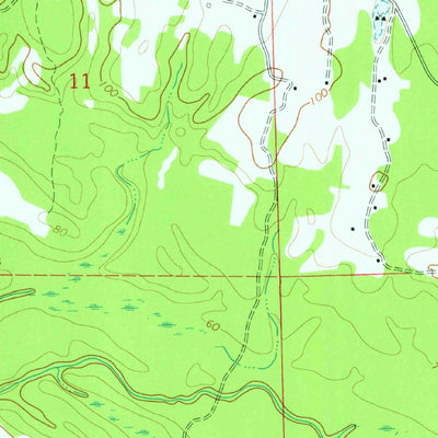 United States Geological Survey Coy, AL (1973, 24000-Scale) digital map