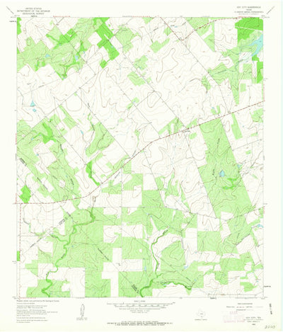 United States Geological Survey Coy City, TX (1961, 24000-Scale) digital map
